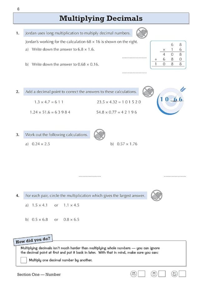 null - Ks3 Maths Year 8 Targeted Workbook (With Answers) - Image 1