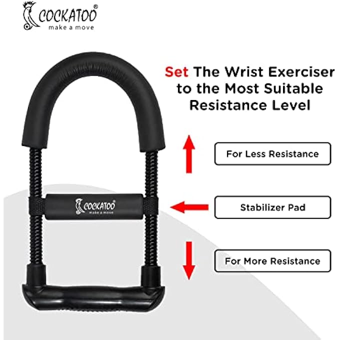 rayihni مقوي الساعد، معدات تمارين الساعد، معدات تقوية القبضة للياقة البدنية، معدات صالة الألعاب الرياضية للرجال ومعدات صالة الألعاب الرياضية للنساء، مقوي المعصم (ضمان 6 أشهر) - Image 3