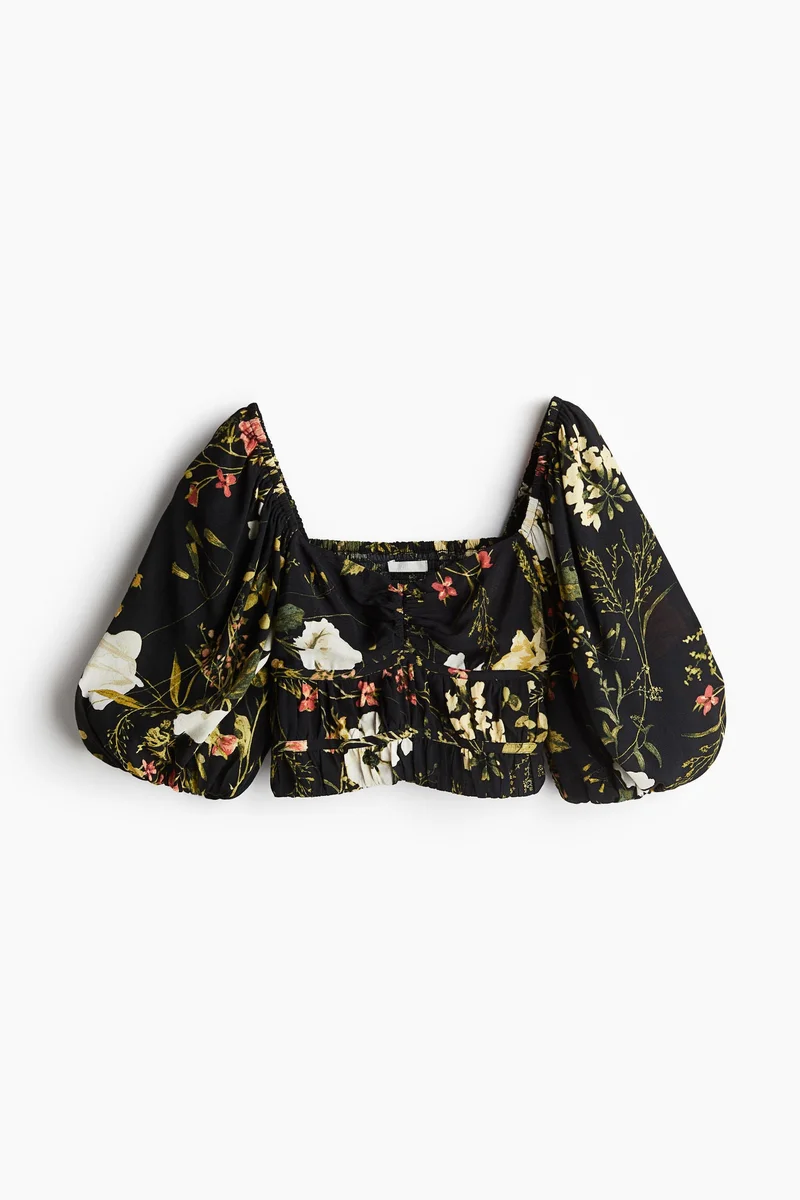 H&M Cropped Blouse