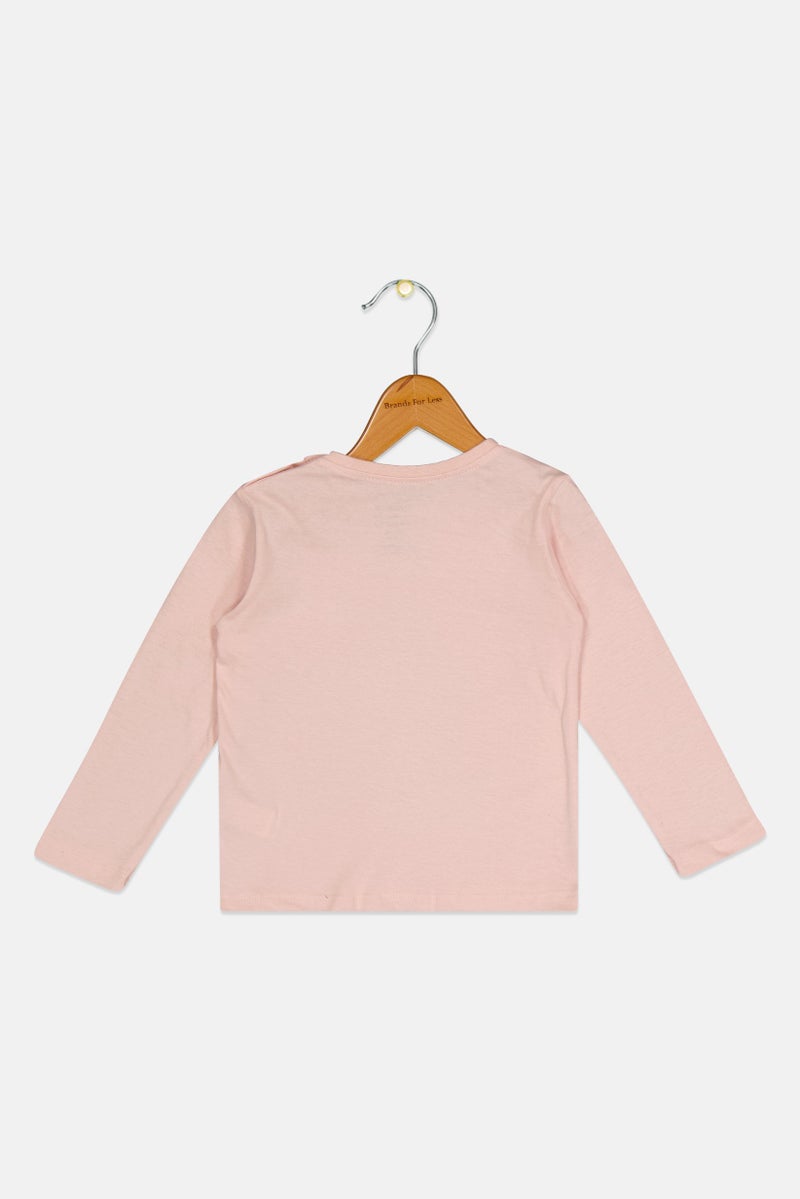 Sinsay Toddlers Girl Long Sleeve Graphic Print T Shirt, Multicolor - Image 2