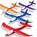 Iccbeeme 4 Pack LED Light Airplane Toys175 Large Throwing Foam Plane2 Flight Mode Glider PlaneFoam Airplane Flying Toys for KidsOutdoor Sport Game ToysFoam Glider AirplaneGift Toys for Boys Girls - Image 3