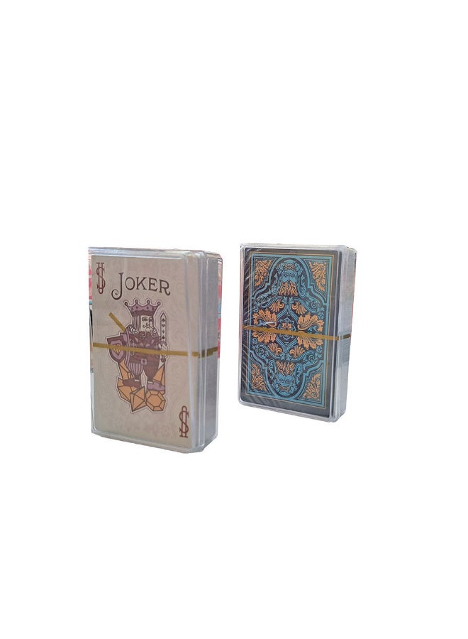 Premium Plastic Deck Deck, Vintage Design, Metal Tin, 2 Reams - Image 5