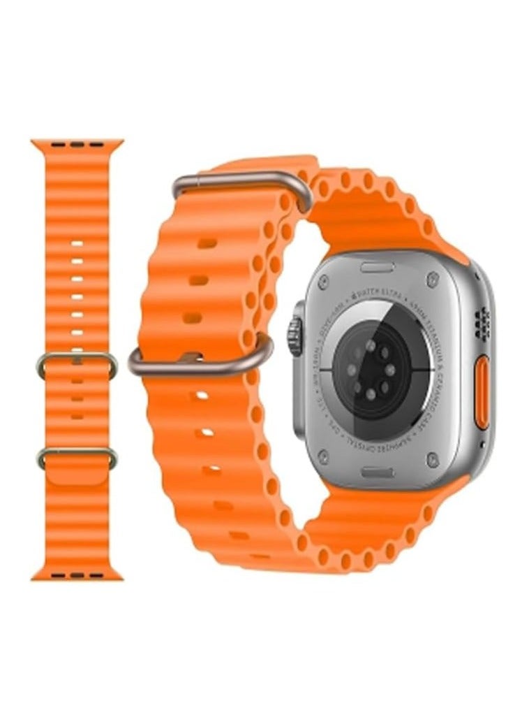 T10 Ultra Smart Watch Larger Display Waterproof, Video Controlling Assistant Wireless Fast Charging, Bigger Display Ultra smart watch - Image 2