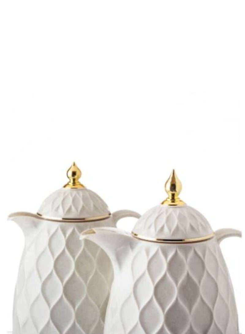 Rose A two-piece thermos set for tea and coffee, 1 liter size - Image 2