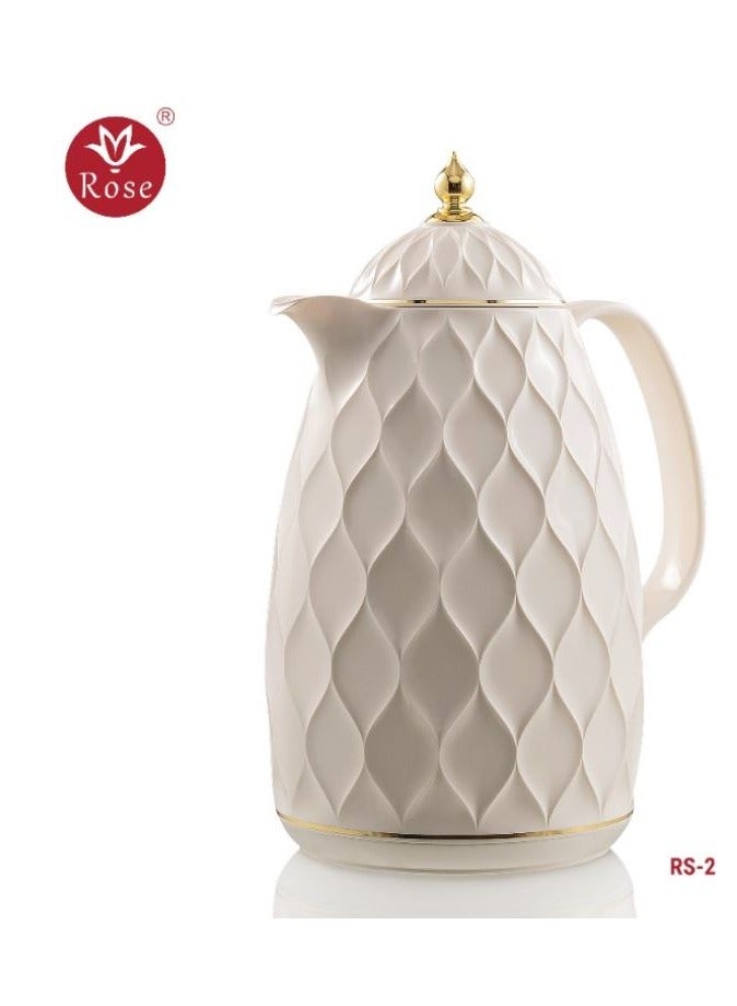 Rose A two-piece thermos set for tea and coffee, 1 liter size - Image 3