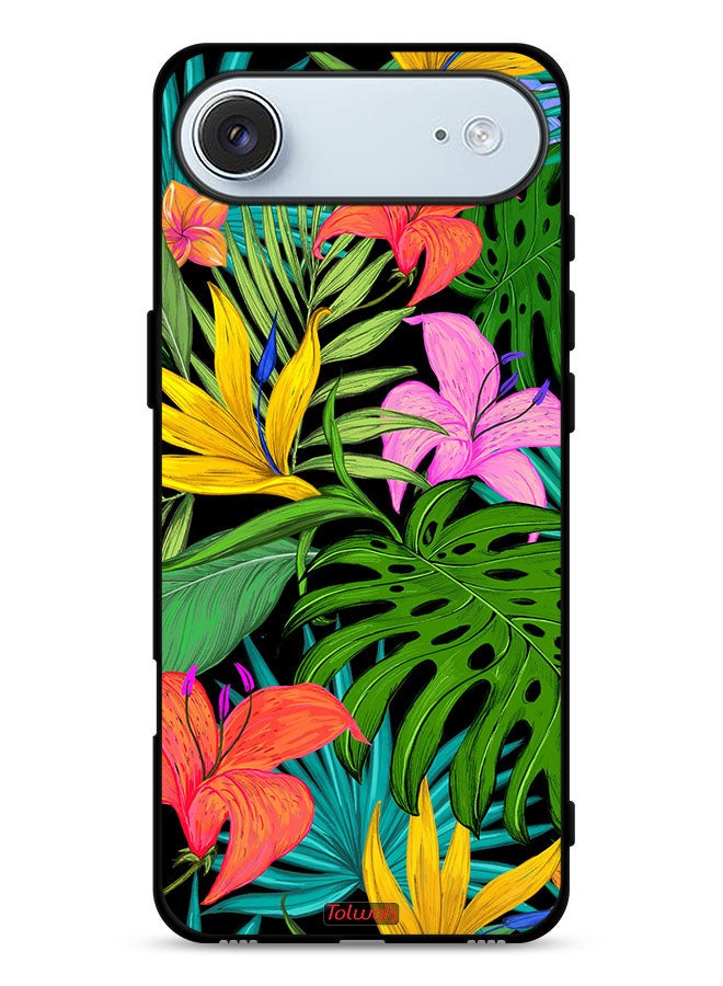 Tolwak Apple iPhone Air Protective Case Cover Pattern Tropical Flowers Leaves - Image 1