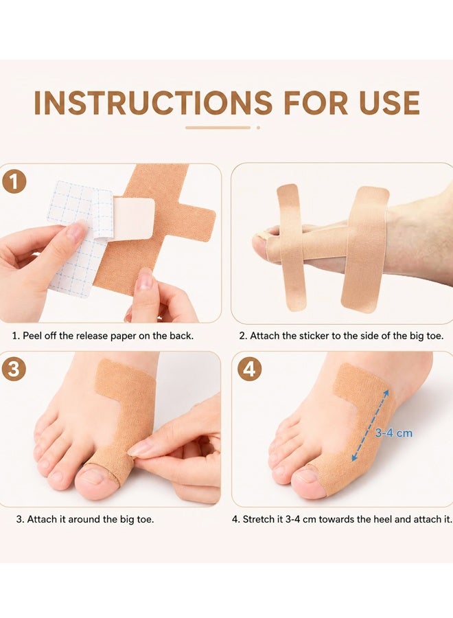 20PCS مسبقا خالية من اللاتكس لاصبع الأصابع اللزجة الذاتية الكيس يدعم أشرطة لاصق الرجال والنساء الرعاية القدم - Image 5