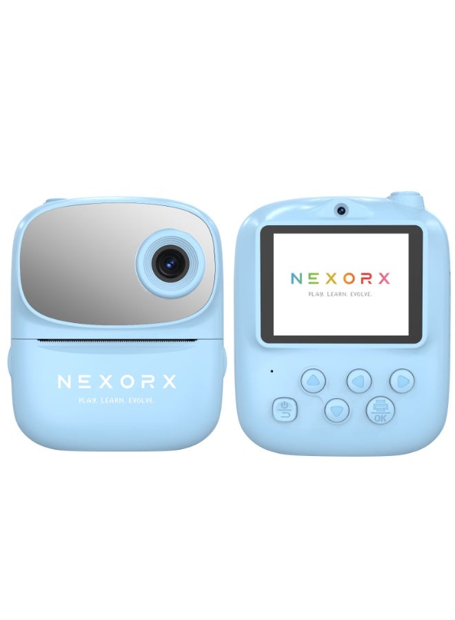 NEXORX Kids Camera with Instant Print – Dual HD Lens, 2.4" IPS Screen, 500x Thermal Printing, 1080P Video, Fun Filters & Frames, Built-in Games, MP3, 800mAh Rechargeable Battery, Includes 57mm Ink-Free Print Rolls - Image 1