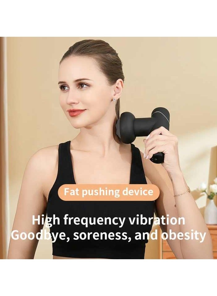 Portable Intelligent Powerful Deep Rolling Massage Machine Best Budget 5-Headed Booster Gun Black - Image 5