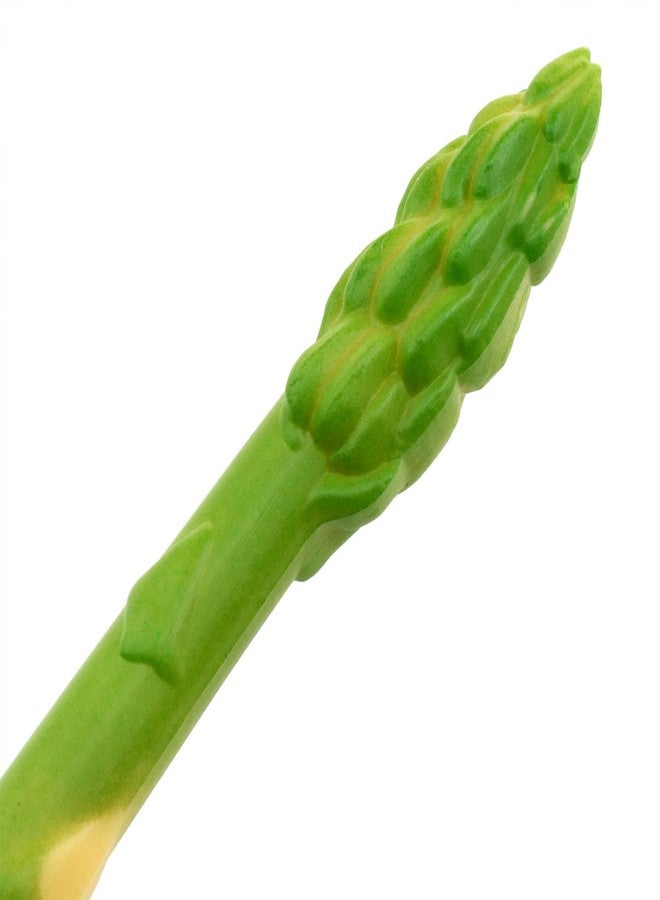 FINBe 19cm Simulated Asparagus Plastic Vegetable Decoration Simulated Vegetables Simulated Asparagus for Photography Props Exhibition Halloween Decorations 6pcs - Image 2