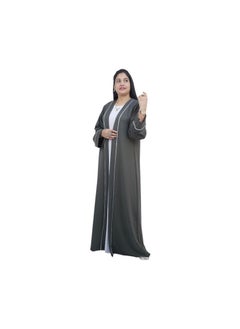 Al Batool Premium 2 Piece Abaya, Outer Lycra and Inner Banyan Style for Elegant Modesty  - Image 1