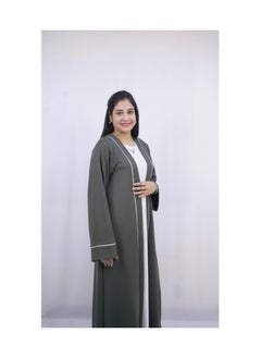 Al Batool Premium 2 Piece Abaya, Outer Lycra and Inner Banyan Style for Elegant Modesty  - Image 3