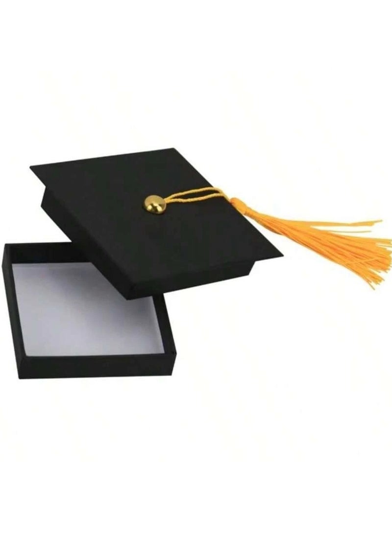 Graduation decorations, gift boxes and graduation favors with a graduation cap design. One box suitable for placing graduation gifts. - Image 1