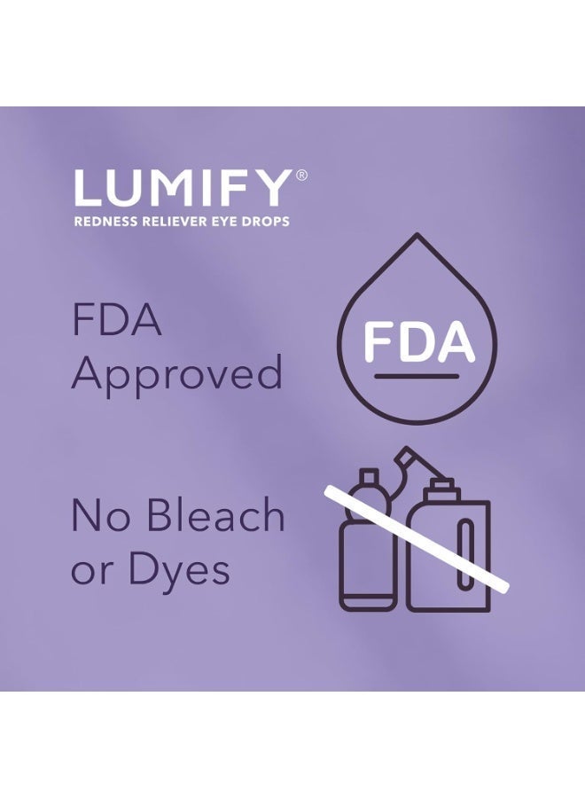 Lumify قطرة لوميفاي لتخفيف احمرار العين 7.5 مل - 2 علبة – تركيبة سريعة المفعول ببرومونيدين تارترات 0.025% - Image 4