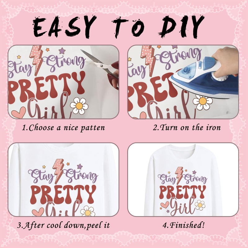 Dazoratix Silly Goose Iron on Transfers - 16 Sheets Cute DTF Ready to Press Heat Patches Stickers Funny Animal Vinyl Designs Decals for Women Girl T Shirts Clothing Clothes Pillow DIY Craft Decoration - Image 3