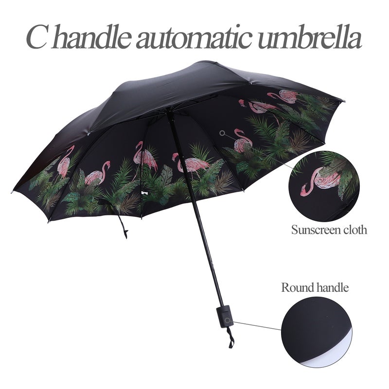 Umbrellas Sun with Black Glue Travel Umbrella - Image 3