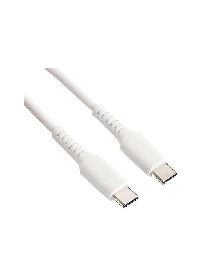 JSAUX - JSAUX CC0003 USB-C to USB-C Charging Cable, 1m, White - Image 1