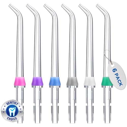 Oralphi for Waterpik Replacement Heads, Replacement Tips for Waterpik Water Flosser, Suitable for Waterpik Accessories Replacement Tips, for JT-100E(6 Classic Jet Tips) - Image 1
