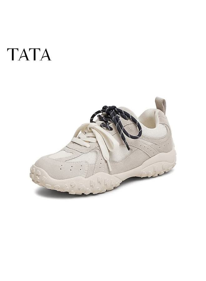 Tata  Spring Fashion Casual Sports Shoes For Women Beige/white Cm5 36 - Image 4
