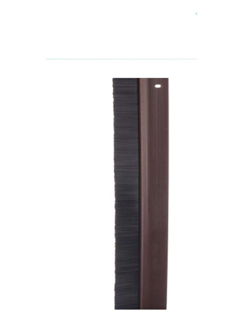Al-Ahram matt nickel rosette handle set with Comex silver apartment door handle and antidust door brush as a gift  - Image 3