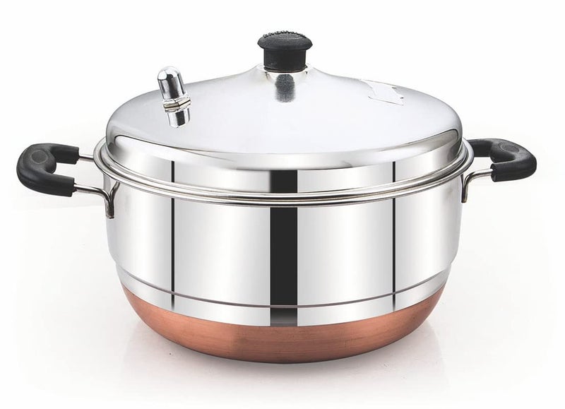 Diamond Stainless Steel Multi Kadai With 15 Idly, 2.6 Litre - Image 2