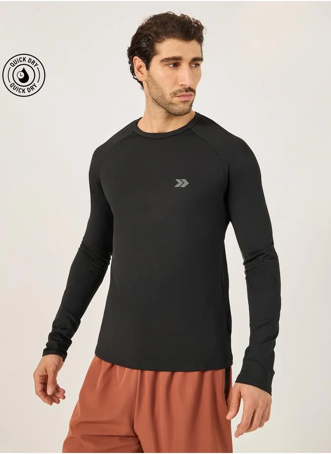 Styli Styli Running Compression T-Shirt with Thumbhole Sleeves