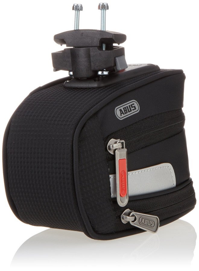 ABUS ST 2100 KF Unisex Bicycle Bag + Mounting Bracket, Black/Silver, One Size - Image 2