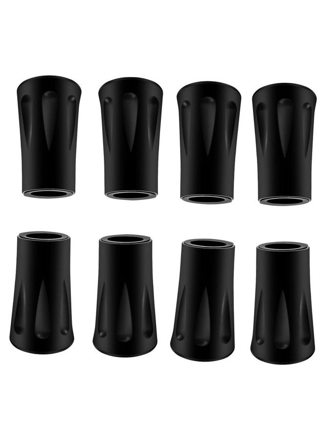 Tenalleys 8Pcs Trekking Pole Tips Replacement Protectors, Rubber Feet for Hiking Pole Tips Rubber Tips for Walking Sticks Tips Accessories, Fits Most Standard Walking Sticks Shock Absorbing(11mm Hole Diameter)  - Image 1