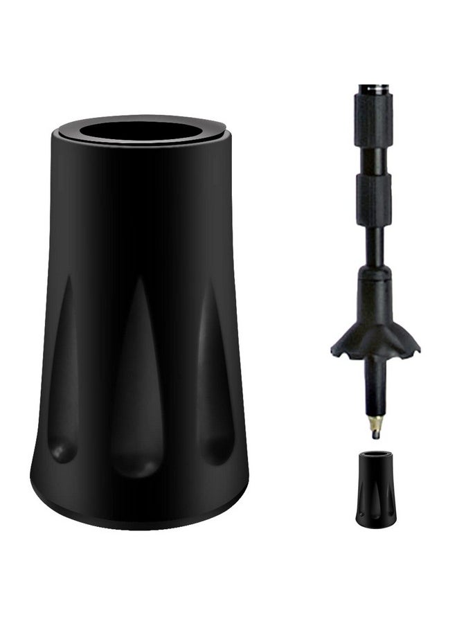 Tenalleys 8Pcs Trekking Pole Tips Replacement Protectors, Rubber Feet for Hiking Pole Tips Rubber Tips for Walking Sticks Tips Accessories, Fits Most Standard Walking Sticks Shock Absorbing(11mm Hole Diameter)  - Image 3