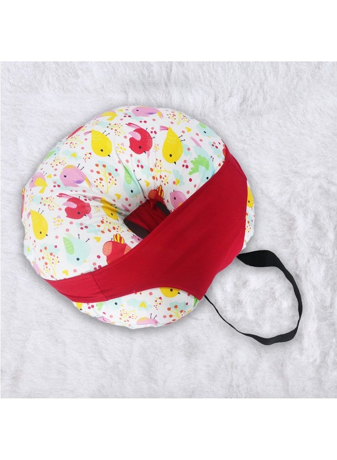 Kradyl Kroft 5In1 Baby Feeding Pillow With 100% Cotton Detachable Cover | With Belt And Baby Hoop | Breastfeeding Pillow | Nursing Pillow (501) - Image 3