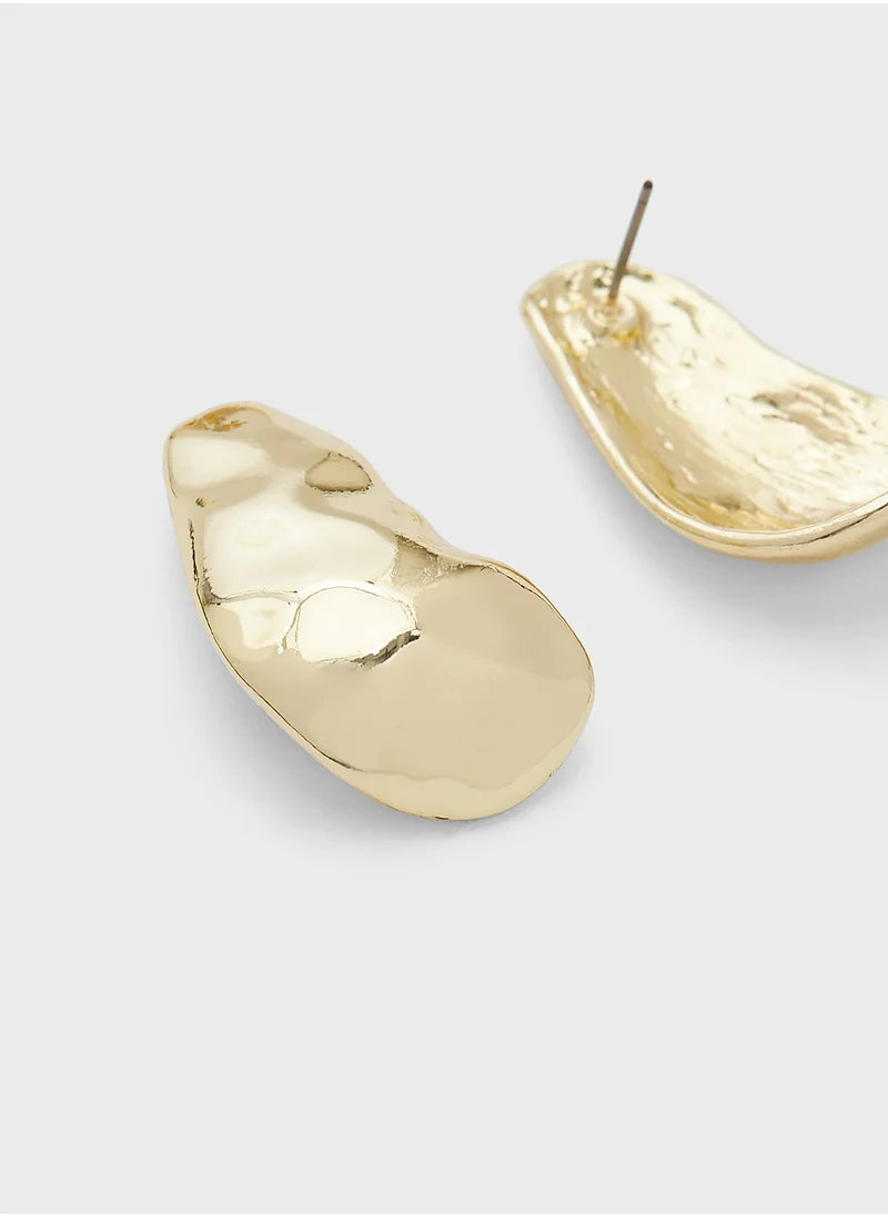 ELLA Molten Stud Earrings