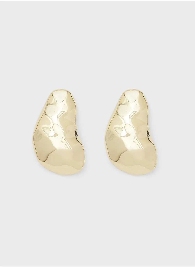 ELLA Molten Stud Earrings