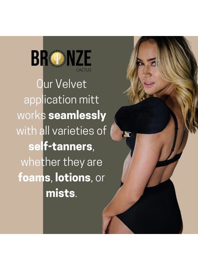 Bronze Cactus Application Mitt Material: Non-Absorbent, Fabric - Image 5