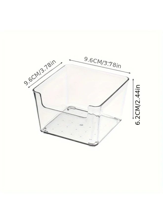 Large Clear Plastic Drawer Organizer with Dividers for Home Office Storage - Image 4