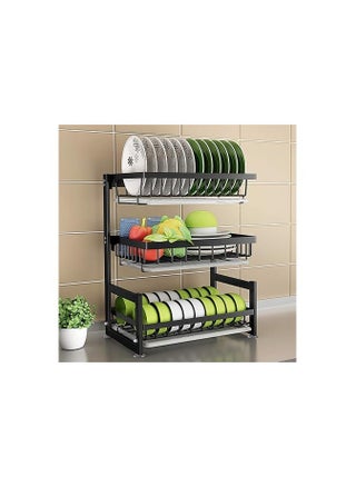 Dish Drying Rack, Dish Racks, Dish Rack, 3 Tier 201 Stainless Steel, Dish Drying Rack, Cutlery Draining Rack, Organizer - pzsku/Z66BC4029DD9A8BB0B5E1Z/45/_/1730139901/df7aeb91-dd9b-4dd6-b2f6-a451e6f5dc6a