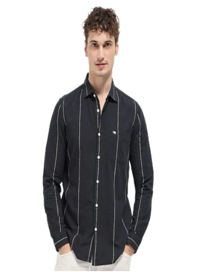 THE BEAR HOUSE Men's Shirt for Casual and Formal Wear | Classic Button-Down Style for Office, Daily Use, Travel, Events & All-Season Outfits | Versatile & Stylish Wardrobe Essential for Every Occasion