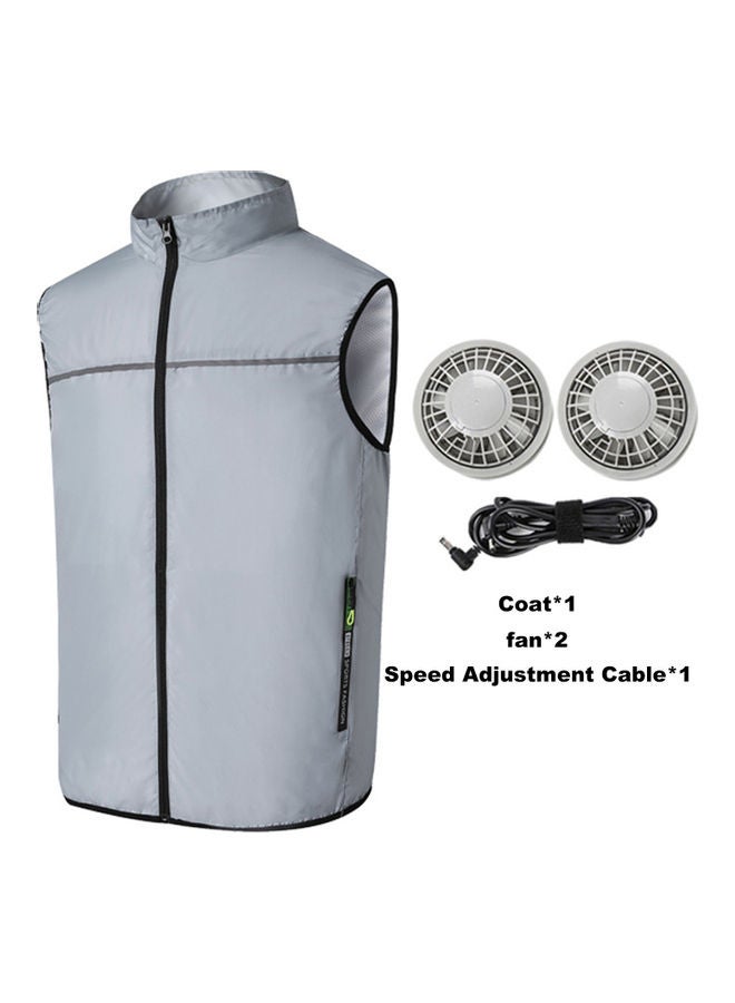 Loquat Fan Equipped UV Resistant Cooling Jacket - Image 3