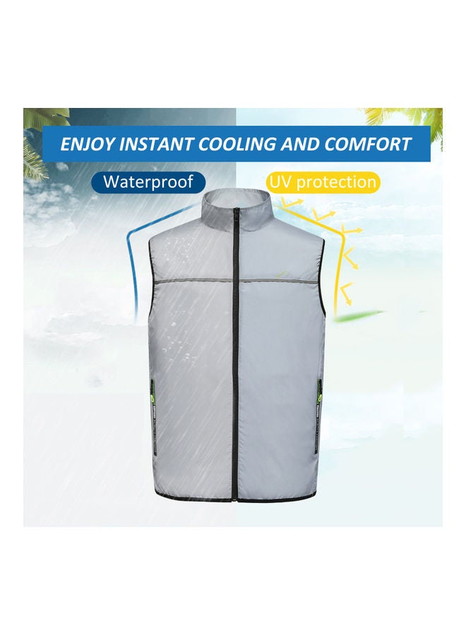 Loquat Fan Equipped UV Resistant Cooling Jacket - Image 2