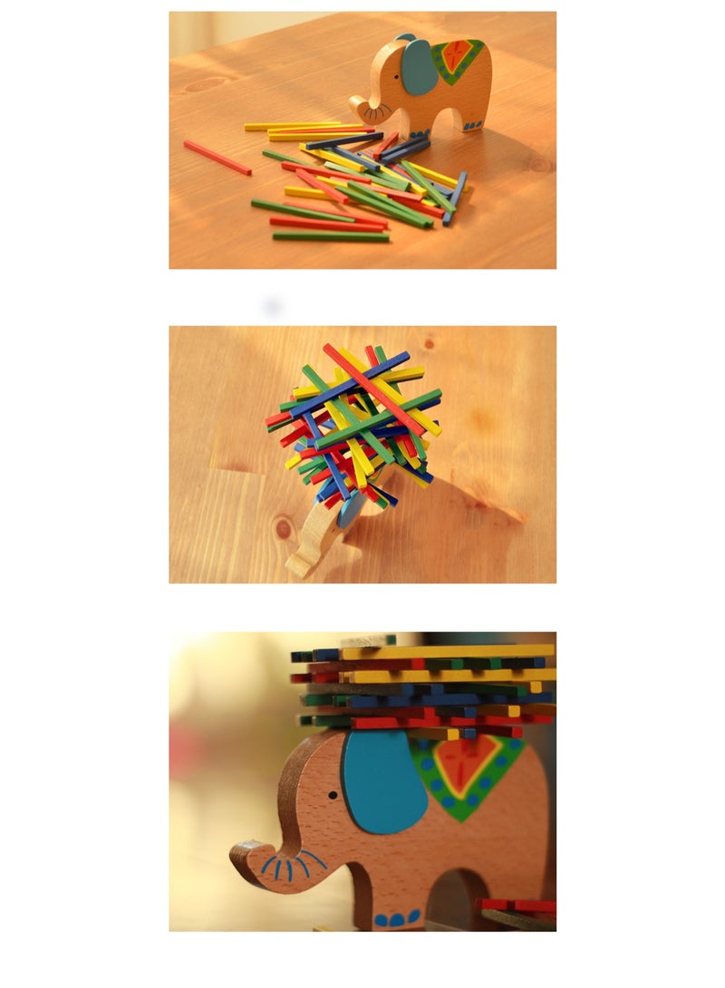 Children'S Educational Toys Stackable Building Blocks Colored Sticks - Image 3