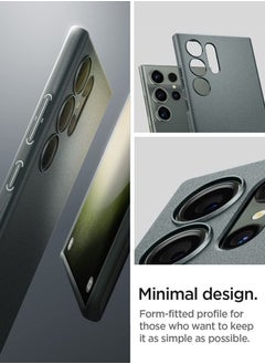 Spigen غطاء حماية رفيع مناسب لهاتف سامسونج جالاكسي S23 الترا - أخضر غامق  - Image 4