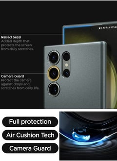 Spigen غطاء حماية رفيع مناسب لهاتف سامسونج جالاكسي S23 الترا - أخضر غامق  - Image 5