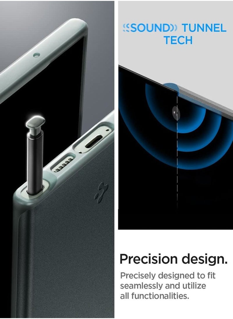 Spigen - Thin Fit for Samsung Galaxy S23 Ultra Case Cover - Abyss Green - Image 1