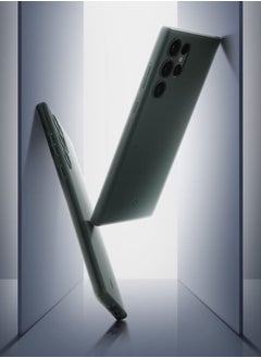 Spigen غطاء حماية رفيع مناسب لهاتف سامسونج جالاكسي S23 الترا - أخضر غامق  - Image 3