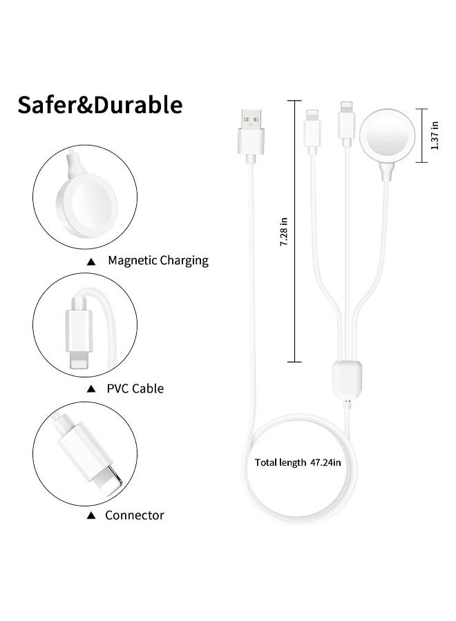 3 in 1 Magnetic Wireless Charger Adapter For Apple iWatch
