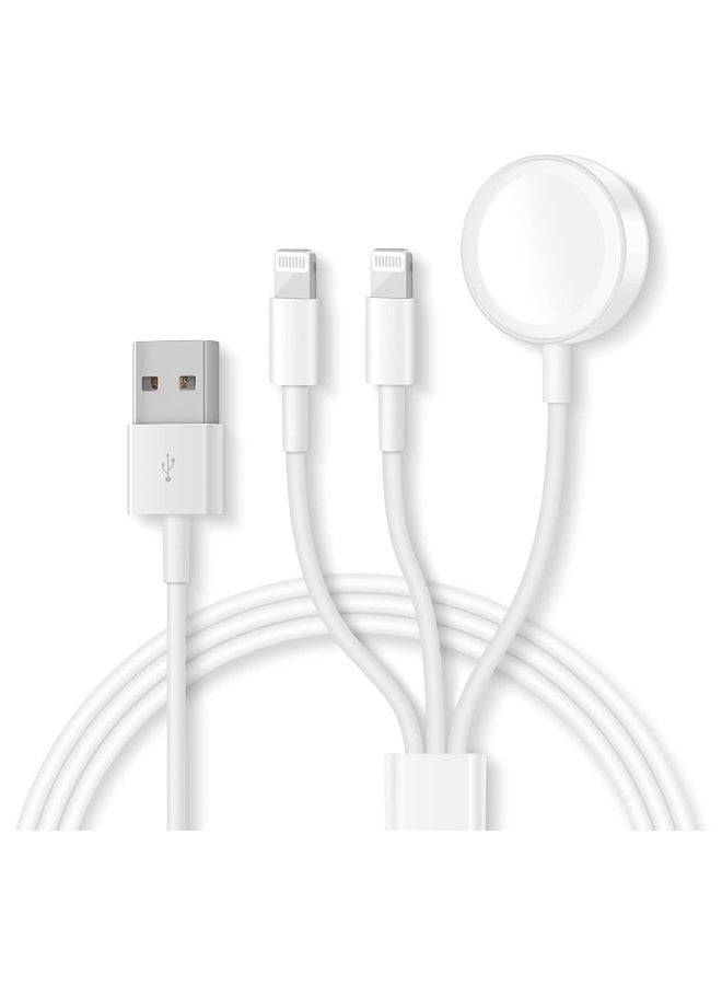 3 in 1 Magnetic Wireless Charger Adapter For Apple iWatch