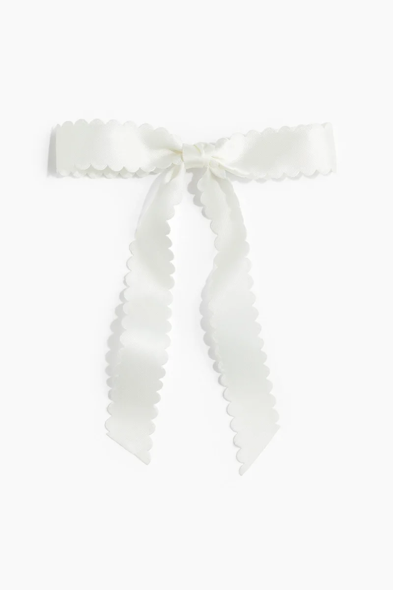 H&M Satin bow hair clip