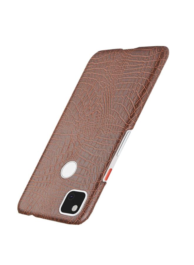 Zaboon Case For Google Pixel 4a Shockproof Crocodile Texture PC + PU Case - Image 3