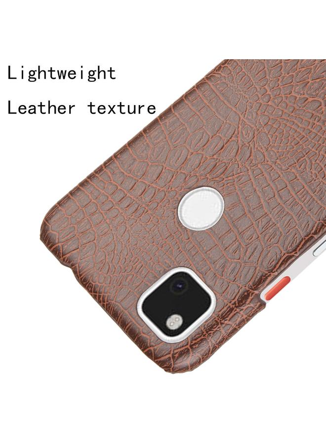 Zaboon Case For Google Pixel 4a Shockproof Crocodile Texture PC + PU Case - Image 4