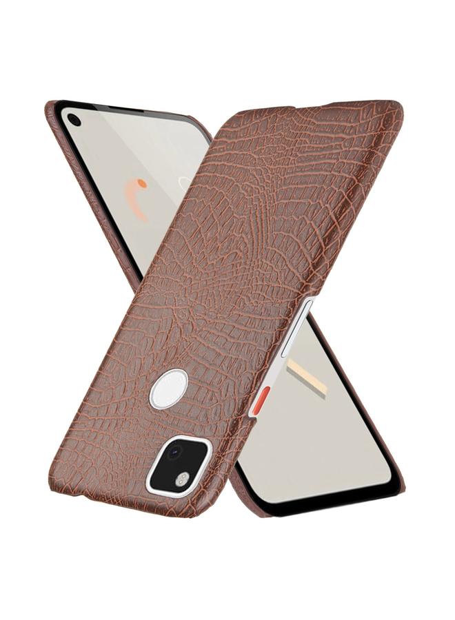 Zaboon Case For Google Pixel 4a Shockproof Crocodile Texture PC + PU Case - Image 2