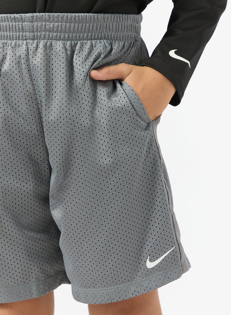 نايكي شورت أطفال دراي فيت شبكي متعدد - Image 3